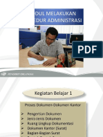 Modul Melakukan Prosedur Administrasi PDF