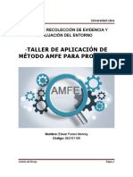 Taller Sobre Analisis de Fallas en Procesos Con Fmeca