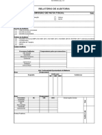 Relatório de Auditoria