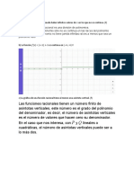 Función racional continuidad asíntotas