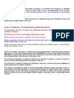 Short Title. - This Act Shall Be Known As The "Mandatory Reporting of Notifiable Diseases and