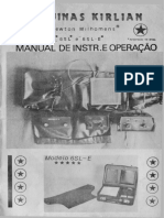 Máquina Kirlian 6SL-E Manual