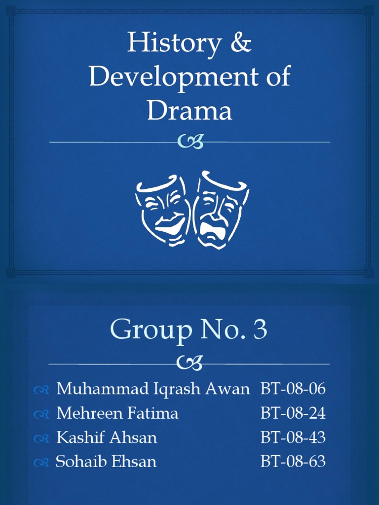 History and Development of Drama in English Literature Theatre Play