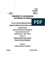 Espectrofotometria IR- Robles Sánchez Y Tepoz Carmona 