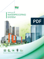 Green Waterproofing System: Environmentally Friendly Product