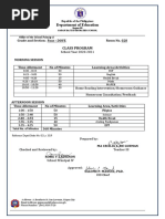 FINAL GRADE 4 Class Program New Normal 20 21