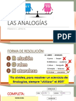 Las Analogías - Ejercicios Pre