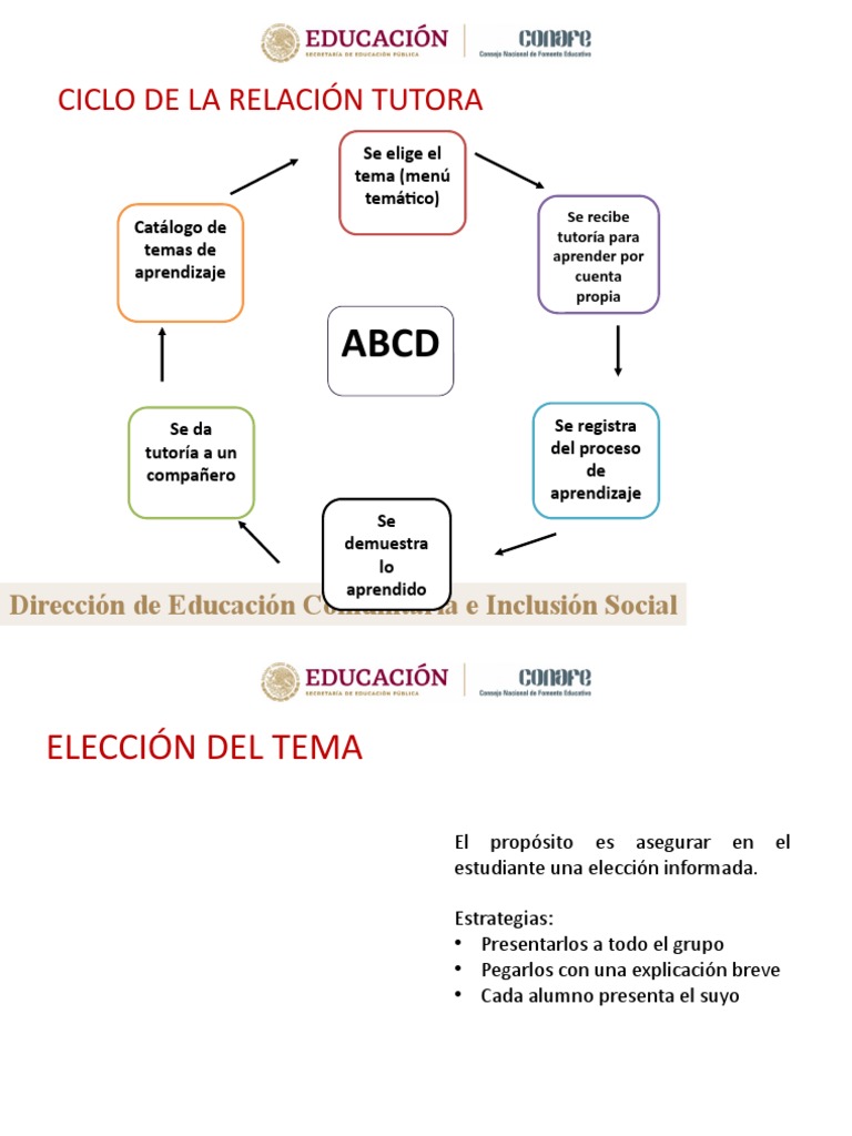 Ciclo de Ta Relación Tutora | PDF | Psicología Aplicada | Aprendizaje