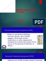 Proper Donning and Doffing of Ppe: Prepared By: Armin