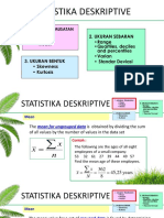 MATEMATIKA TELEKOMUNIKASI II Statistika Deskriptif-2