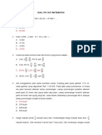 Soal Try Out Matematika