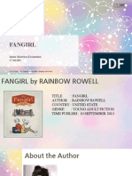 Plot of FANGIRL by RAINBOW ROWELL-Intan MK