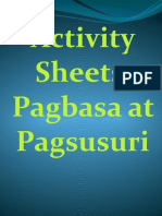 331941889 Activity Sheets Sa Pagbasa at Pagsusuri