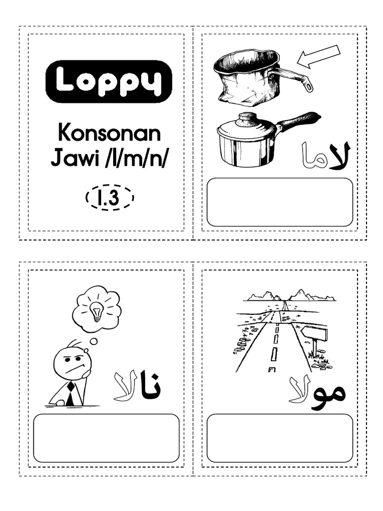 1.3 Visual Flash Card Jawi LMN PDF