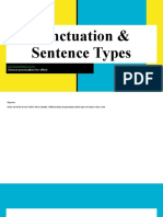 Punctuation Sentence Types