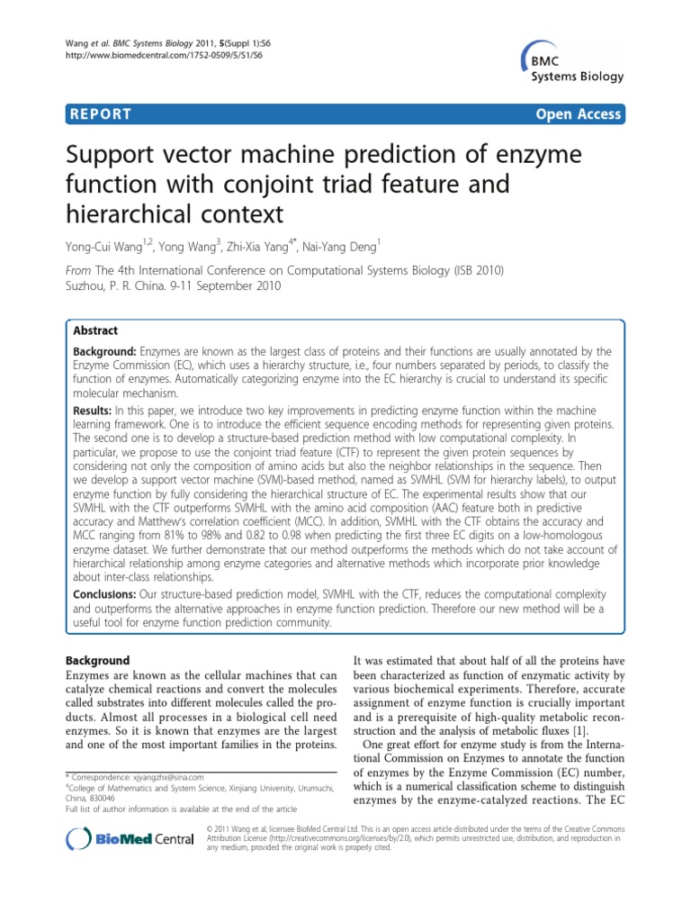 Wang2011 Article SupportVectorMachinePrediction | PDF | Support Vector ...