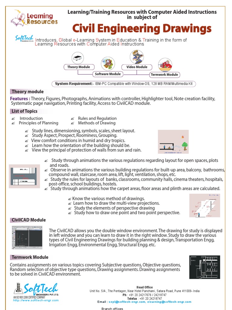 Civil Engineering e-Learning Resources | PDF | Educational Technology ...