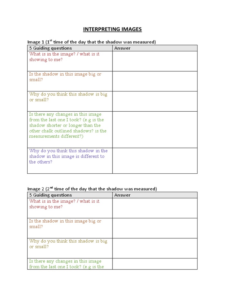 Interpreting Images Pdf