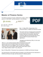 Master of Finance Series: Event