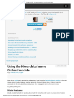 Using The Hierarchical Menu Orchard Module: Main Features