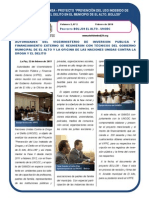 Proyecto BOL/J39 - El Alto UNODC Boletín Nº 2-2011