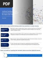 AI Powered Decision Making in Banks