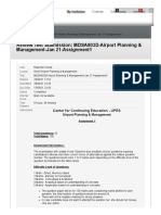 RESULTS - MDSA803D-Airport Planning & Management-Jan 21-Assignment1 (ATTEMPT 1)