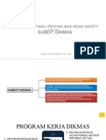 Program Penting Bagi Road Safety Subdit Dikmas