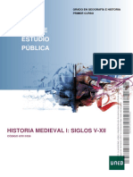 Guía de Estudio Pública: Historia Medieval I: Siglos V-Xii
