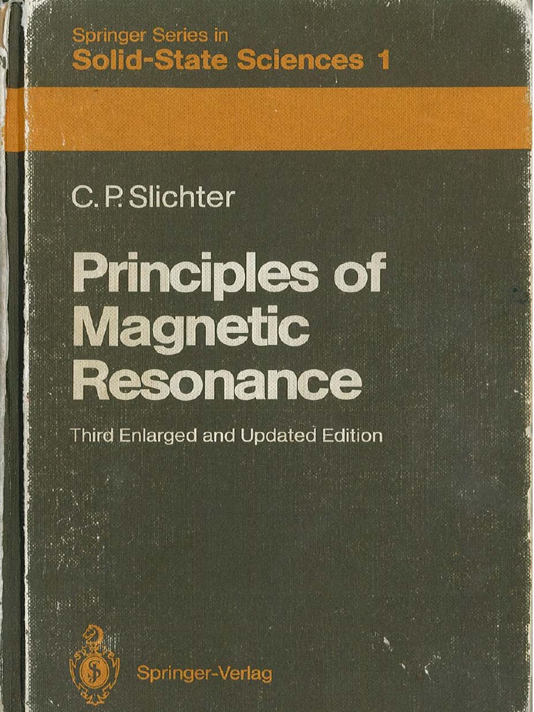 洋書 Principles of Magnetic Reasonance Principles of magnetic resonance (Springer series in solid-state