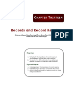 Chapter 13 - Records and Record Keeping