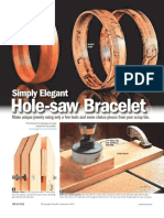 Simply Elegant: Hole-Saw Bracelet