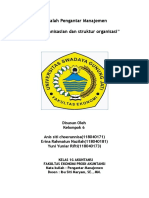 Makalah Pengorganisasian Dan Struktur Organisasi