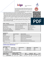 IRCTC e-Ticket Details and Reservation Slip