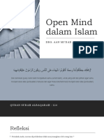 Open Mind dalam Islam