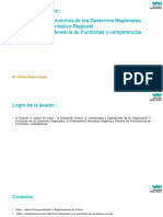 Regionalización - Organización y Funciones Ordenamiento Normativo - Transferencia de Funciones - Sesión 6