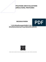 Fao Specifications and Evaluations For Agricultural Pesticides