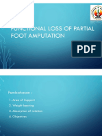 Functional Loss of PF Amputation