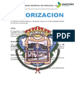 AUTORIZACION