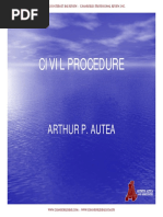 Auteea Remedial Civil Procedure 2019