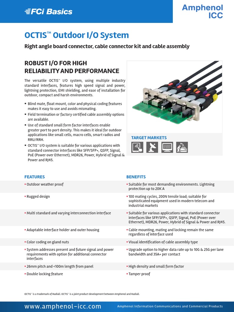 Octis Outdoor I/O System: Robust I/O For High Reliability and ...