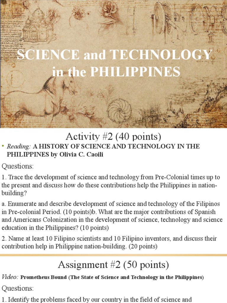 History of Science and Technology in the Philippines | PDF ...