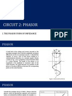 Circuit 2: Phasor: I. The Phasor Form of Impedance