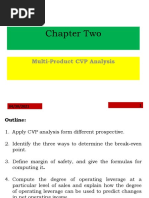 Chapter 2-Multi-Product CVP Analysis