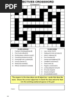 Crossword 1: Clues Down Clues Across