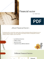 Financial Sector: by - Sanskriti Gupta
