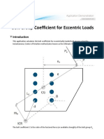 Bolt Group Coefficient for Eccentric Loads