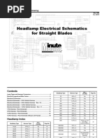 Headlamp Electrical Schematics For Straight Blades: Fisher Engineering