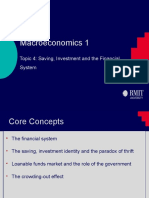 Topic 4 - Saving, Investment and The Financial System