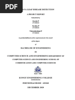 Cassava Leaf Disease Detection: A Project Report